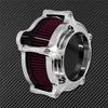 Motorcycle Air Filter Air Cleaner Kit CNC Intake System Chrome For Harley Sportster Dyna Softail Touring 883 1200 Electra Glide