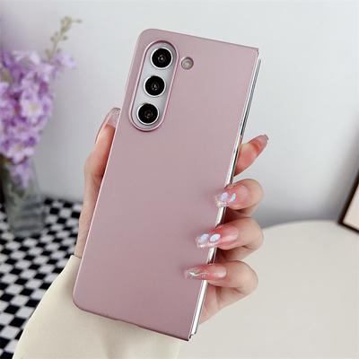 Luxury Skin Sensing Magnetic Wireless Charging Folding Phone Case for Huawei Samsung OPPO VIVO Xiaomi Folding Phone Cover