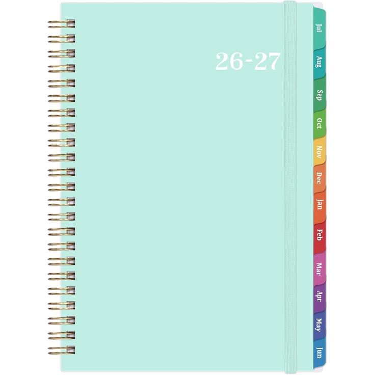 Planner 2026-2027 - Academic Planner 2026-2027, Jul. 2026 - Jun. 2027, Weekly and Monthly with Tabs, 26-27 Calendar Planner, 6.4   x 8.5  , Back