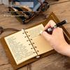 Przenośny Planer Retro A7 na Luźnych Kartkach: Kreatywny dziennik/pamiętnik z papieru kraft