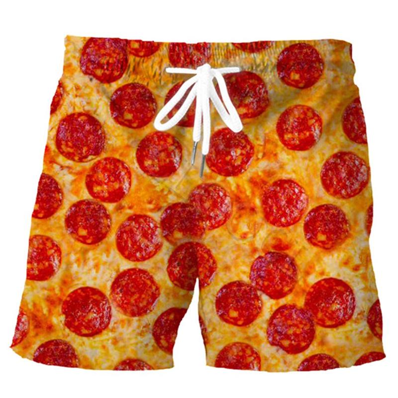 Fashion Funny Sausages Food Graphic Kids Beach Shorts 3D Printing For Kids Casual Shorts Cool Boy's and Girl's Shorts