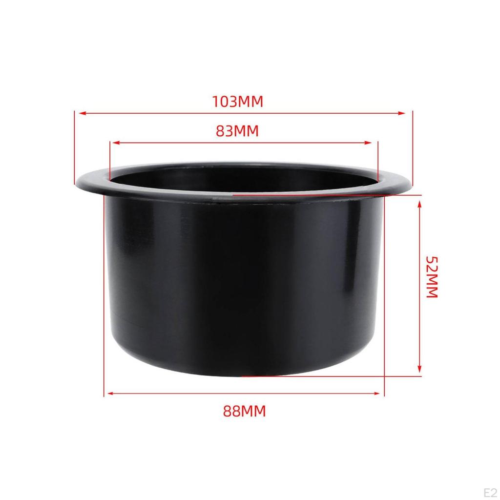 Cup Holder Insert with Notch Easy to Install Hardware for Car, RV 958377mm