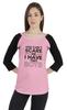 Inkmeso Tshirt For Mother's Raglan Tshirt  "You Can't Scare Me I Have Two Boys" Graphic Shirt