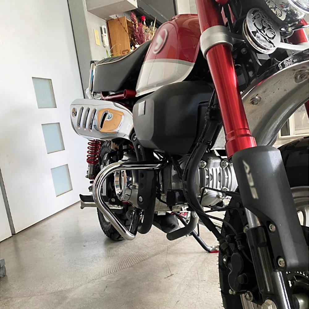 Motorcycle accessories for Monkey 125 monkey125 2019-2023 anti-fall protection bar bumper lower engine guard plate Engine guard
