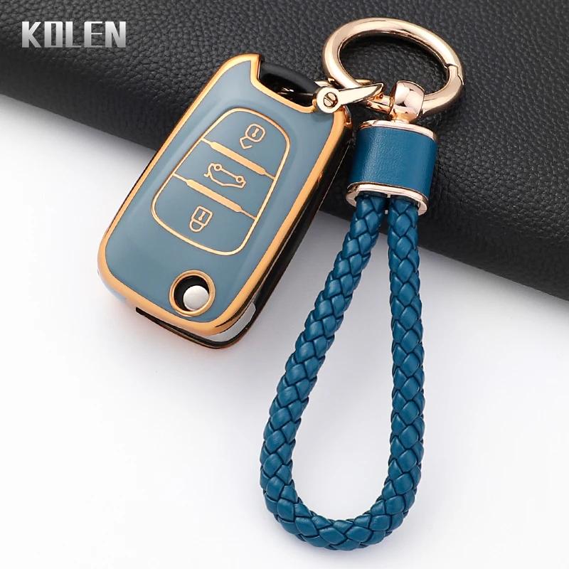 New Tpu Car Key Case Cover Fob For Hyundai I20 I30 Ix20 Ix25 Ix35 Elantra Accent For Kia Sportage Rio 3 Soul Optima Ceed K5 Bag
