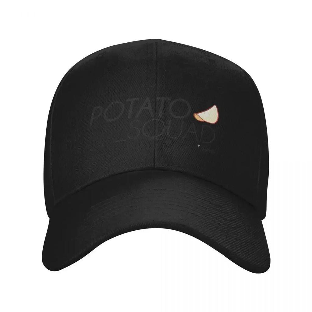 Potato Squad in black Baseball Cap golf hat genuine designer cap Men's Baseball Women's