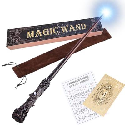 Harry Potter Cosplay Accessories: Magic Wand with Light, Light-Up Wand, Magic Wand Light, Storage Bag, and Packaging Box (Harry) [Parallel Import]