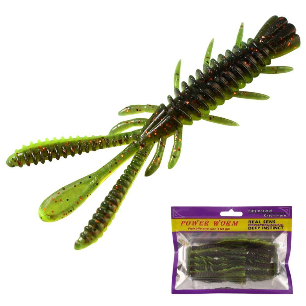 10PCS TPE Fishing Soft Lures 70mm Artificial Lures New Fishing Jig Lure Fishing