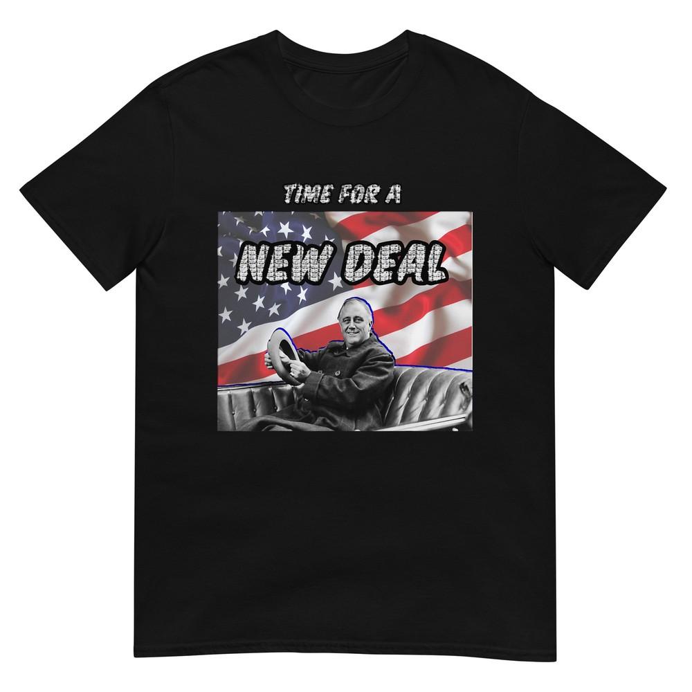 Время для Нового курса Футболка ФДР XL