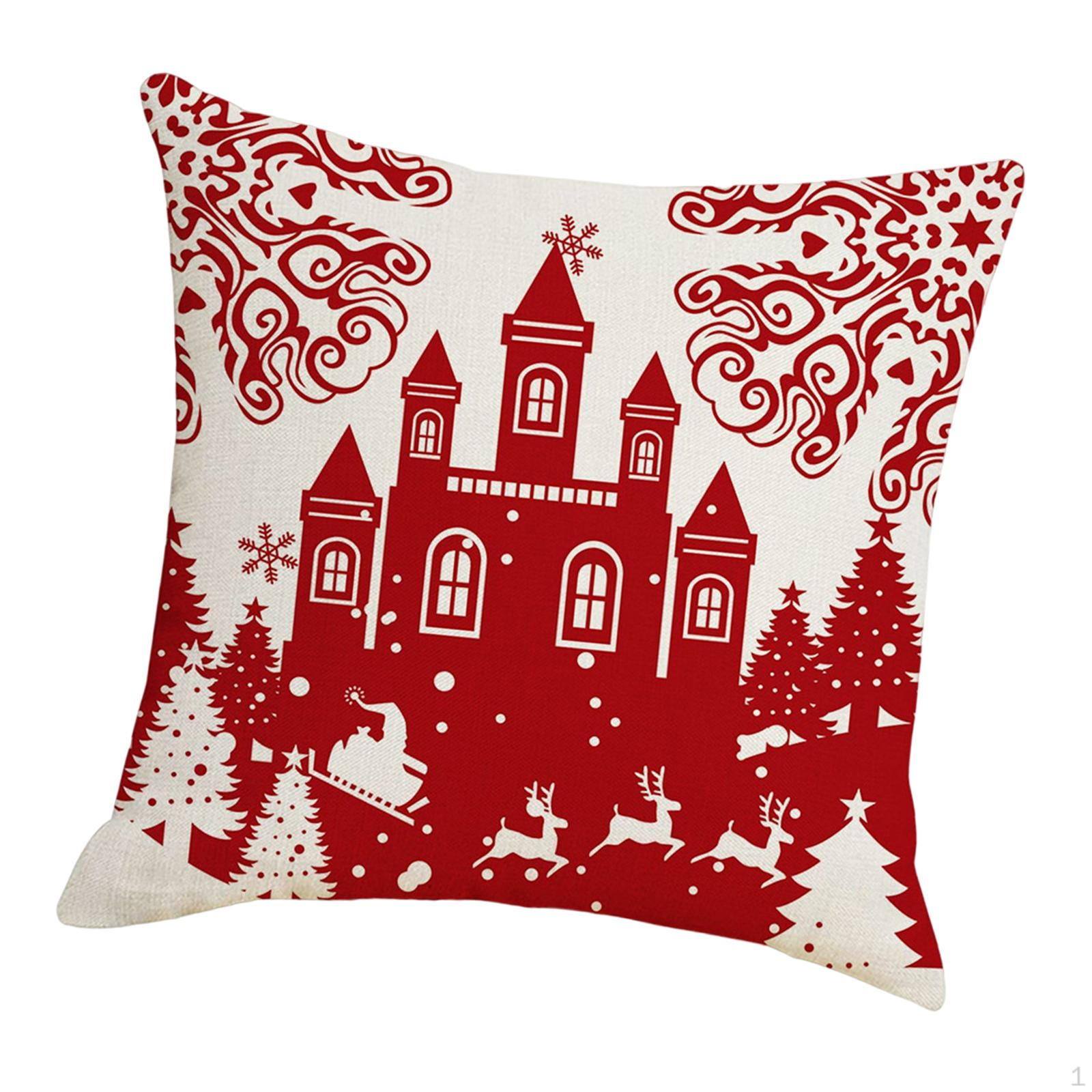 

Case, Rustic Decorative Cushion , Cover for Hotel Patio Holiday Gift Decoration Style T