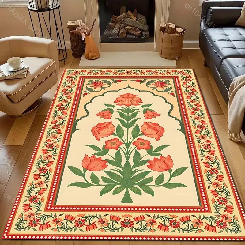 3D Colorful Islamic Style Pattern Carpet for Living Room Bedroom Sofa Doormat Decor Table Area Rug Non slip Floor Mat for Gifts