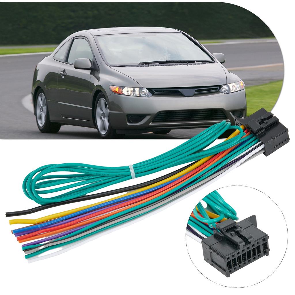 16 Pin Cable Adapter Plug Car Radio Plug Stereo Wiring Harness For 2010-Up Pioneer DEH Model Radio Accessories 4
