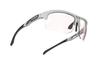 RUDYPROJECT KYBLADE RUNNING Sports Light Impact Photochromic Sunglasses, Gray, X2, Red, SP507497-0R00