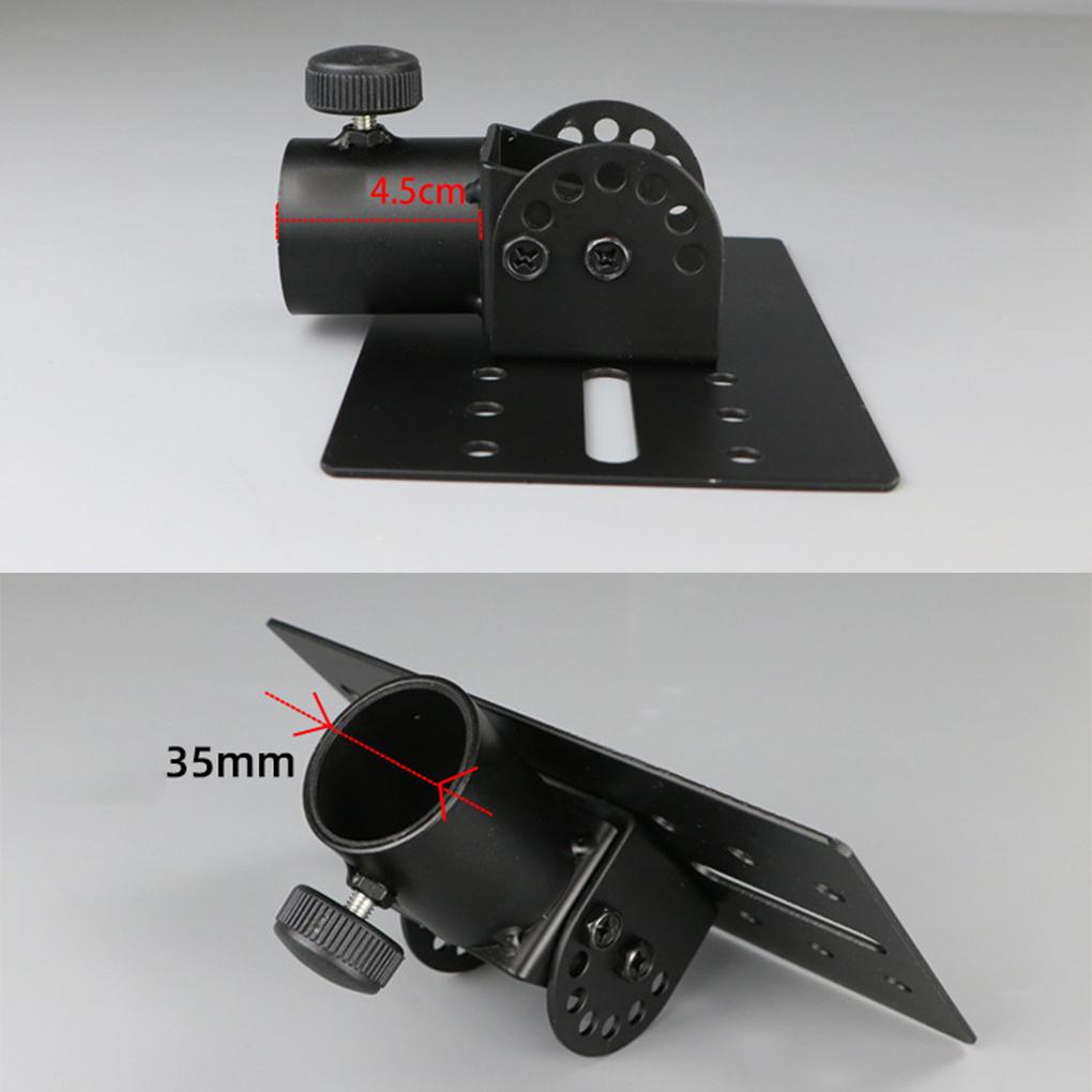 Metal Mount Tripod Pole DJ Speaker Stand Adapter Top Cap Rotatable 35mm Sturdy Metal Construction Music Instruments