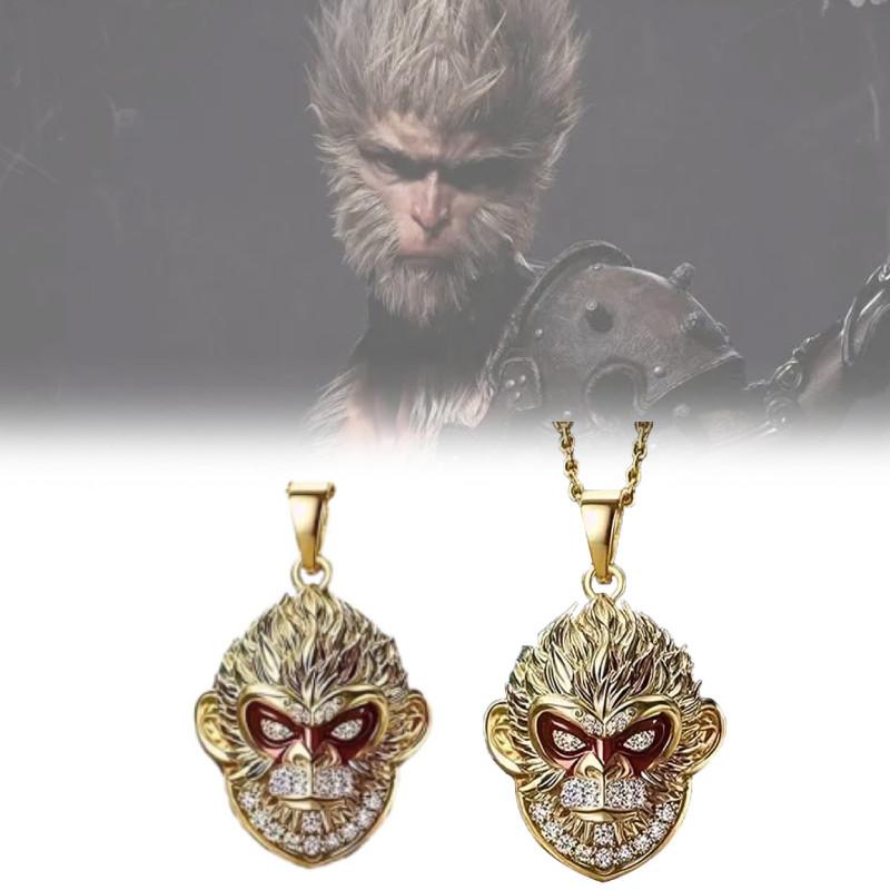 Wukong Myth Black Necklace Pendant Game Peripheral Gift Accessories Collection