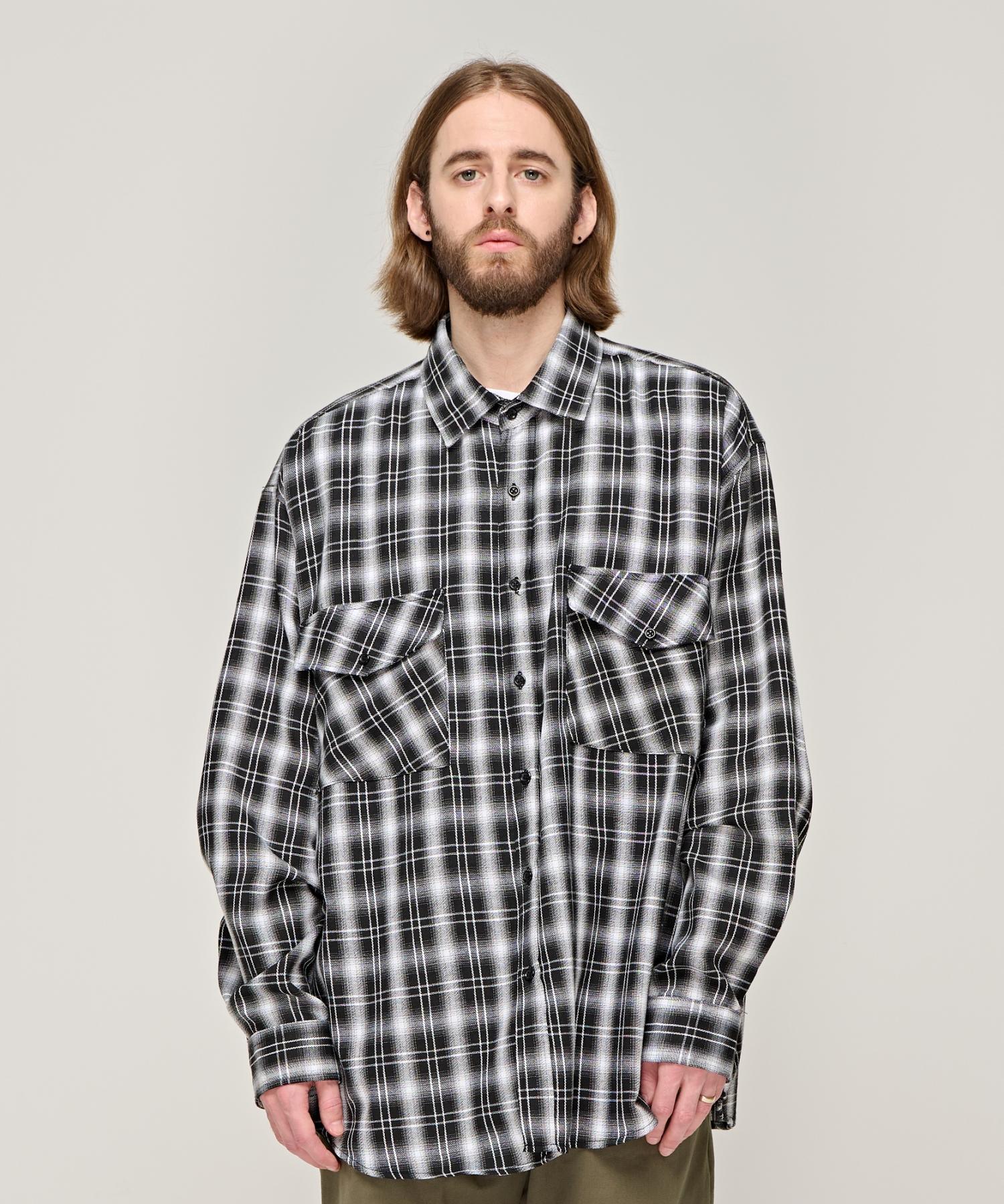 Cargo Bros Cb Two-Pocket Flannel Check Shirt (Black) Free