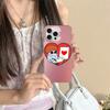 Pink Cartoon Funny Big Eyes Ketnipz Phone Case For iPhone16 15 14 13 12 11Pro Max X XR XSMAX 87 Plus Matte Shockproof Back Cover