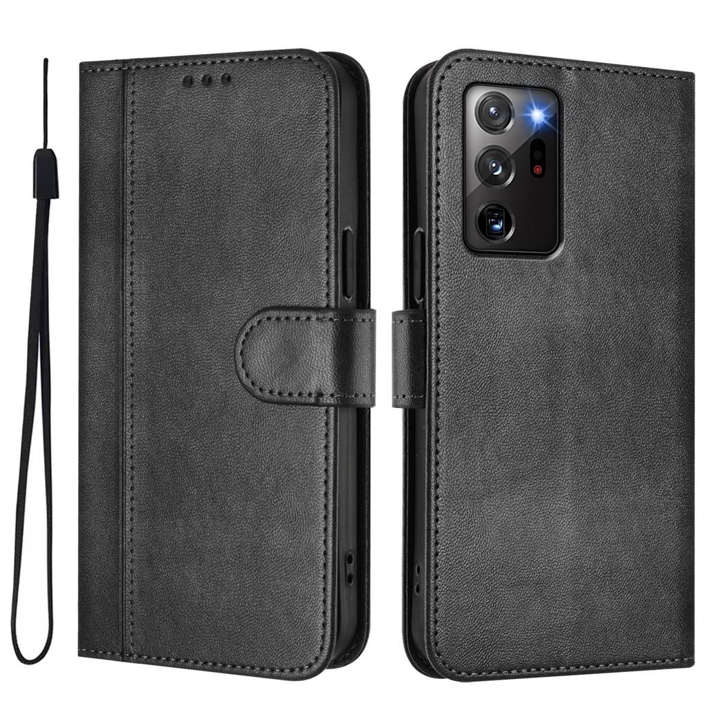 Wallet Case for Samsung Galaxy Note 20 Ultra Note 10 Plus 9 8, 3 Card Holder Kickstand [Shockproof TPU Interior Case] Flip Cover