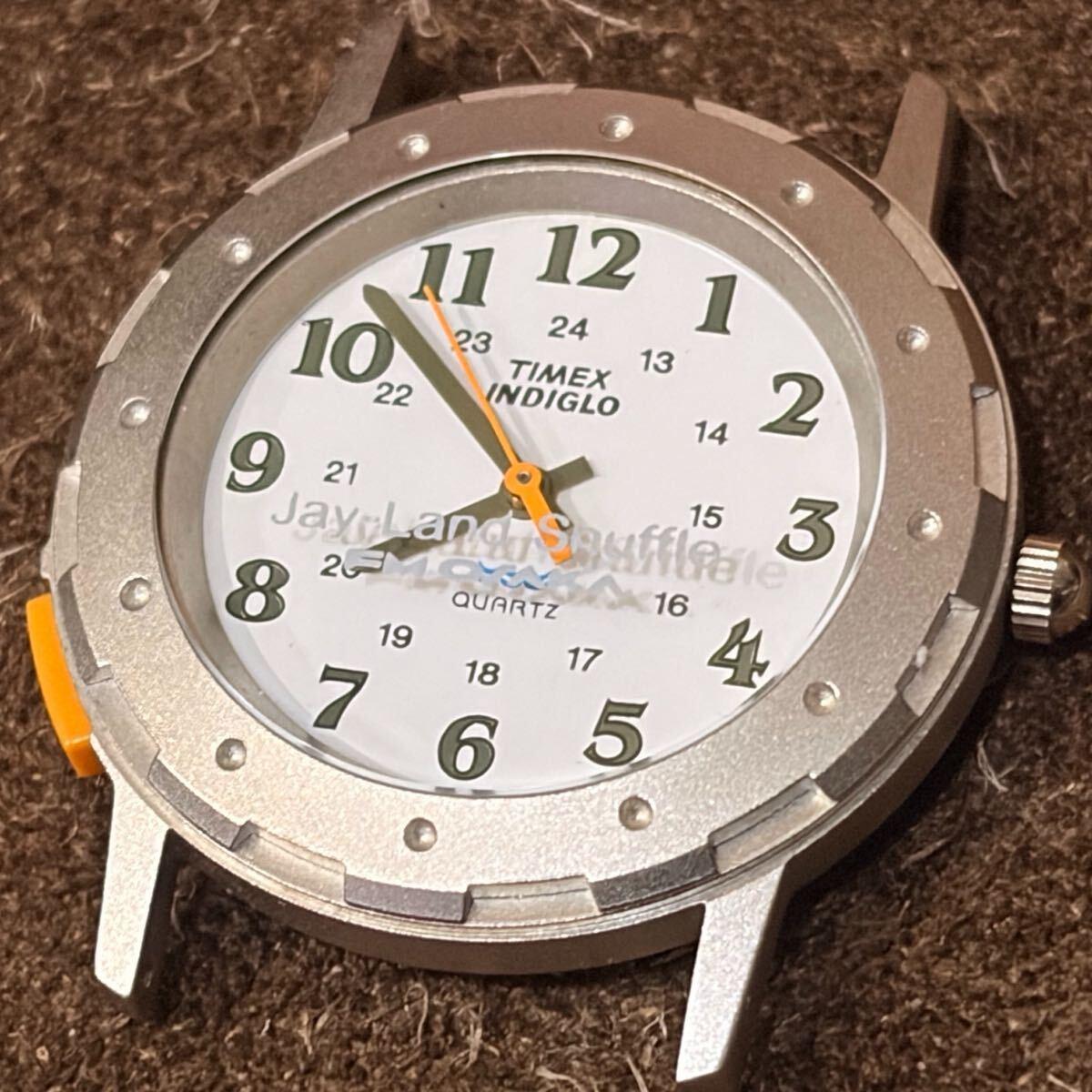 [Immediate decision/Free shipping] TIMEX INDIGLO Quartz 90 s Vintage Watch Used Watch Fudo Parts Removal Accessories