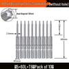Nigao S2 Torx 801 Electric Screwdriver Bit, Solid Star-Shaped, 5mm Round Shank.