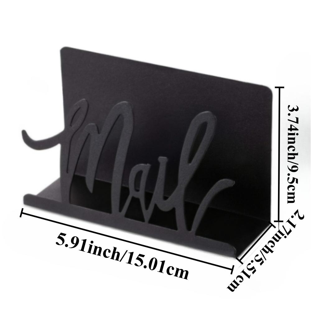 Desktop Letter Holder Metal Mail Letter Holder Letter Sorter Envelope Holder for Home Office School Bill Filling Paper Document