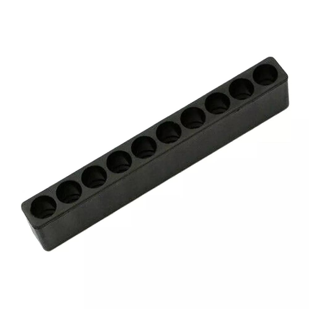 6/10/11/12 găuri burghiu biți depozitare cutie șurubelniță suport cap șurubelniță pentru 6,35 mm/ coadă H X9U0