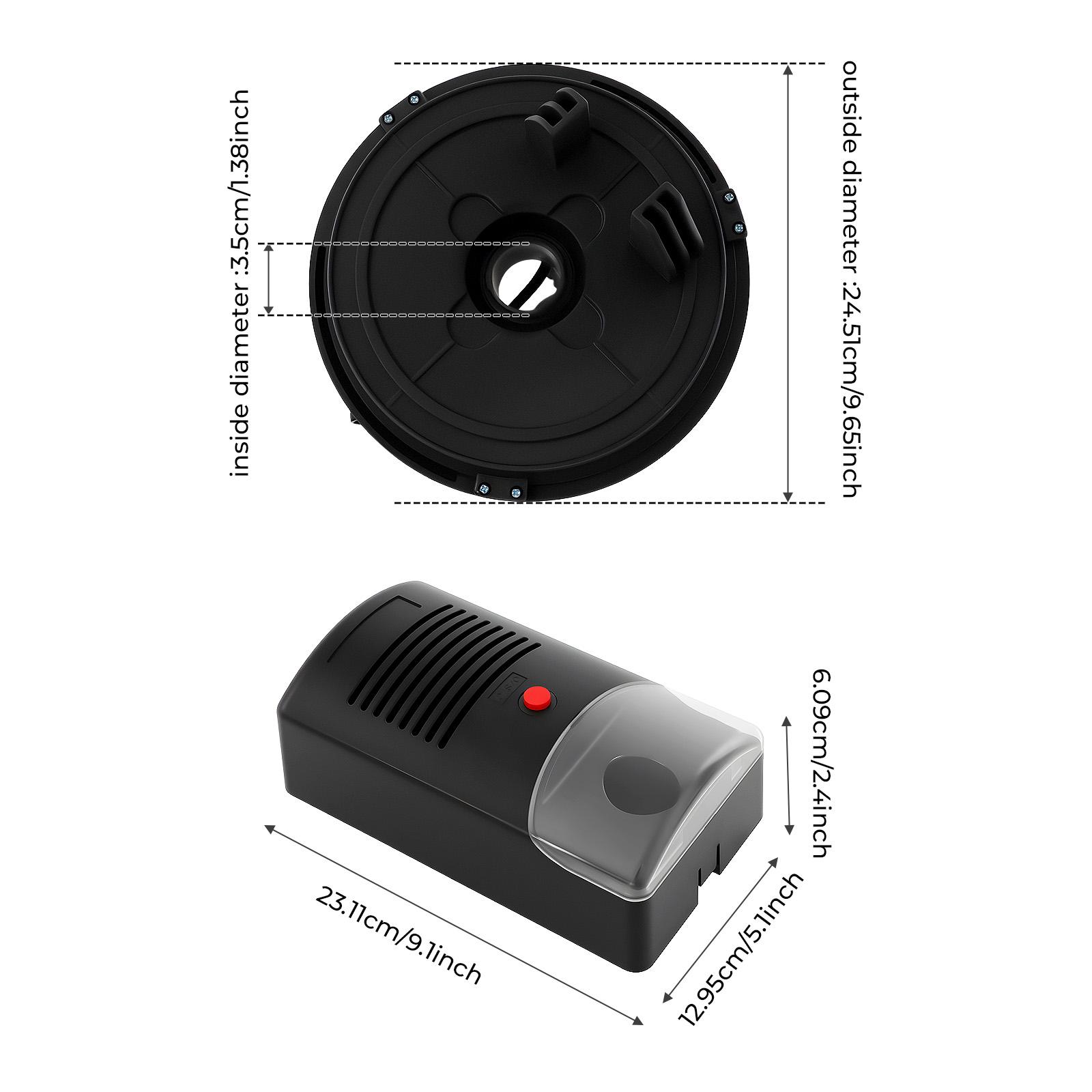 

Автоматический привод для рулонных ворот, 110 В 80 Вт Электрический привод для рулонных гаражных ворот 164 фута 250 Н Подъемная сила Мотор для рулонных гаражных ворот чёрный