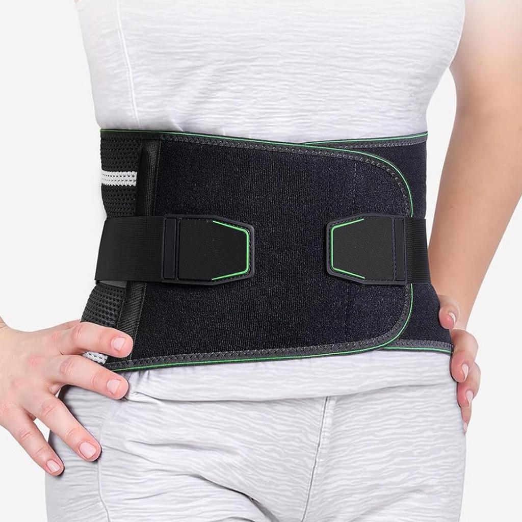 Back Brace for Lower Back, 8X Powerful Lumbar Support with 3D Pad, Support Belt for Men Women, Breathable Back Support Brace