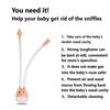 Baby Nasal Suction Aspirator Nose Cleaner Sucker Suction Tool Protection
