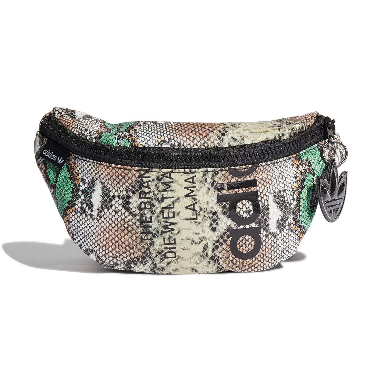 

Adidas Originals Waistbag Printed Personality Bold Letter Logo Casual Trendy Sports Snake Skin Chest Bag Shoulder Bag Waist Bag Unisex bags H32364 Multicolor