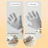 Pet Hair Removal Gloves 2-in-1 Deshedding Grooming Glove for Dogs Cats Double Sided Fur Remover Mitt for Couch Clothes Carpet Car Seat