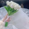 Premium Artificial Flowers Real Touch Tulips Bouquet Fake Flowers For Home Room Bedroom DIY Decor Party Wedding Decoration