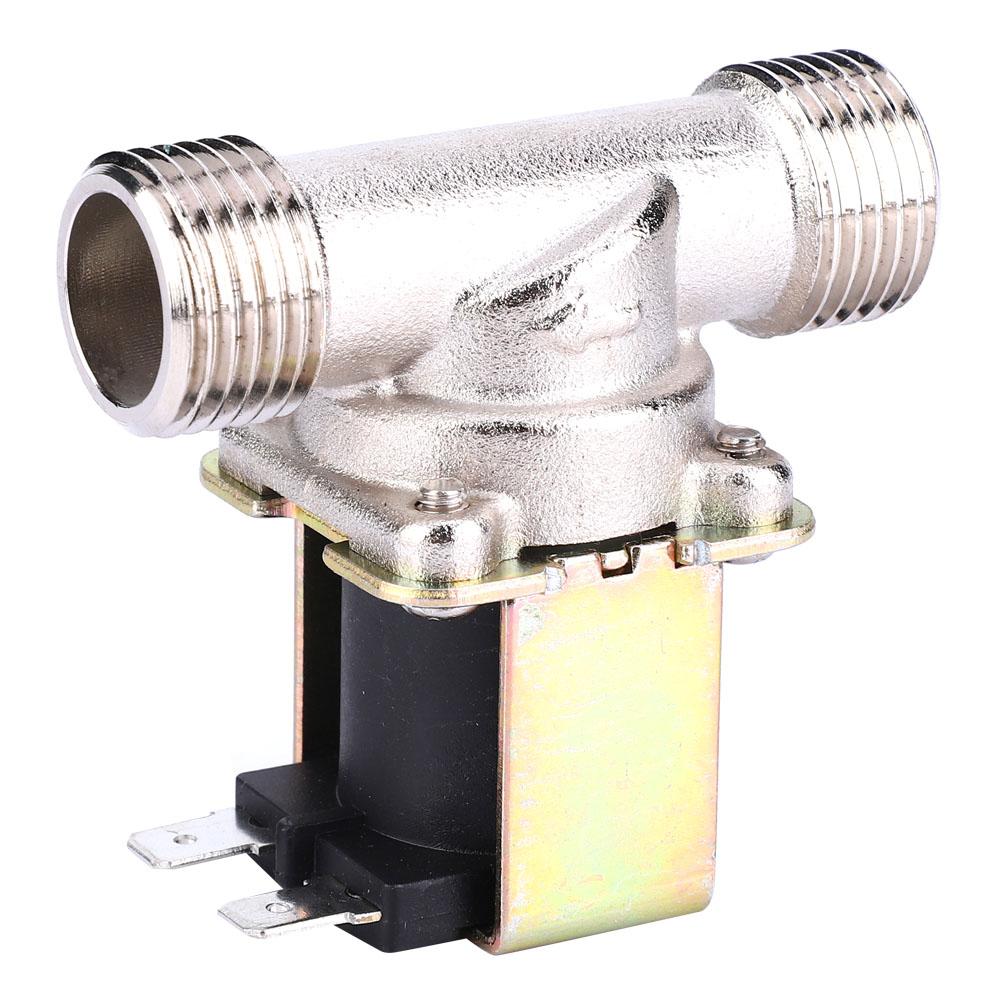 DC24V G12 NC Brass Electric Solenoid Valve Normally Closed Water Inlet Valve