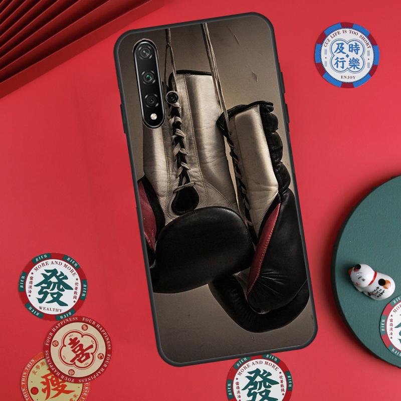 Boxing Gloves For Huawei Nova 12s 7i 8i 11i 12i Y73 Y70 Y90 Y60 Y72 Y61 Y91 9 10 SE P30 Pro P40 Lite Case