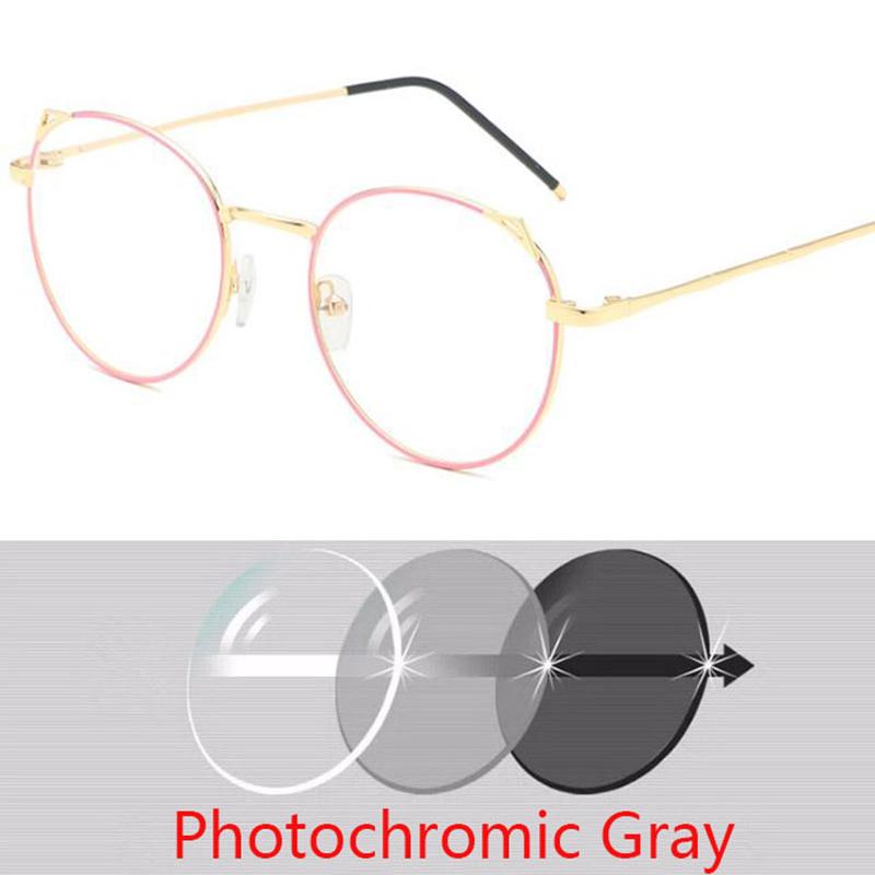 +0.5 +1 +1.5 +2 +2.5 +3 +3.5 +4 +4.5 +5 +6 Finished Prescription Glasses Men Women Cat Eye Spectacles For Hyperopia With Diopter