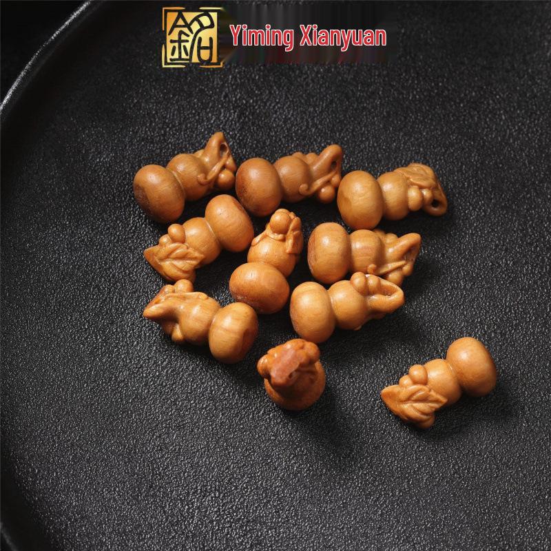 Sandalwood Rosewood Gourd Pendant Necklace DIY Accessories