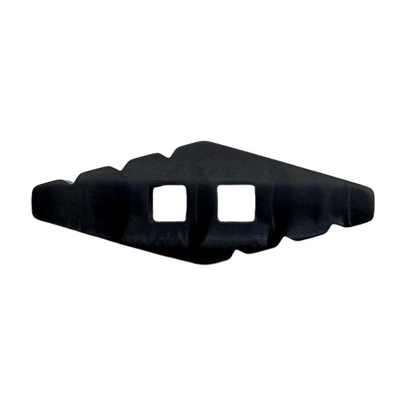 5Pcs Rhombus Two-Eyed Resin Buttons Double-Sided Woolen Fur Coat Buttons Women'S Jacket Trench Coat Decorative Buttons