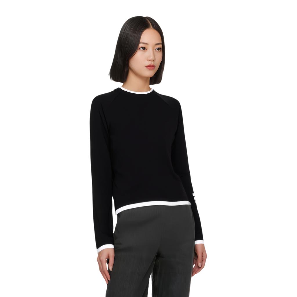 Adidas FOS Waffle Long Sleeve Top Casual Solid Color Simple Skin-Friendly Regular T-Shirt Women tops KU5428