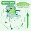 Kids Folding Beach Chair With Sun Umbrella Outdoor Lightweight Travel Picnic Child Camping Chair Wind Resistant Beach Lounger