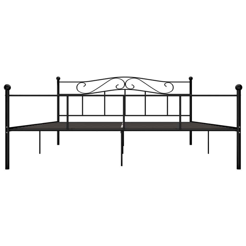 Black Metal Bed Frame 200*200 Cm