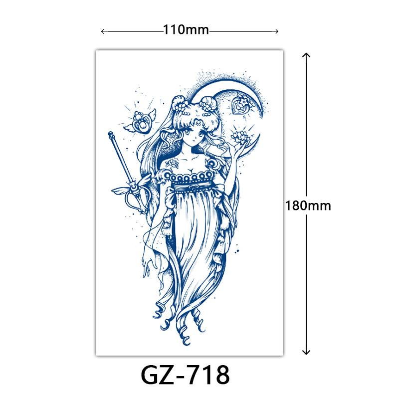 Autocolante Tatuaj cu Suc, Autocolante Tatuaj Herbal, Autocolante Tatuaj Semi-Permanent cu Litere Engleze Tatuaj