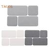 4Pcs Water Absorbing Stone Tray Instant Dry Sink Coasters Kitchen Sponge Hand Soap Tray & Toothbrush Holders for Bathroom Counter
