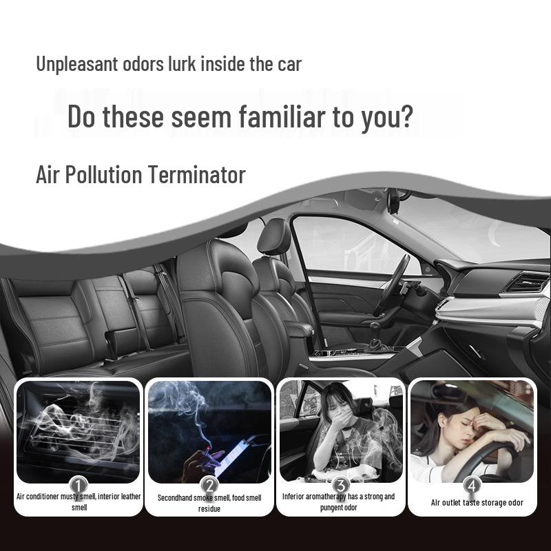 Rotating Aromatherapy Fragrance: Car, Home, and Toilet Odor Neutralizer