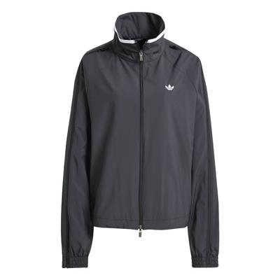 adidas Womens Adilenium Season 3 Zip Track Top Black Women Streetwear JX9204