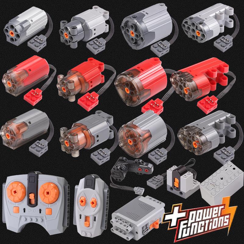 Technical Motor Parts Multi Power Functions 8293 8883 Tool Servo Train Motor PF Model Sets Building Blocks