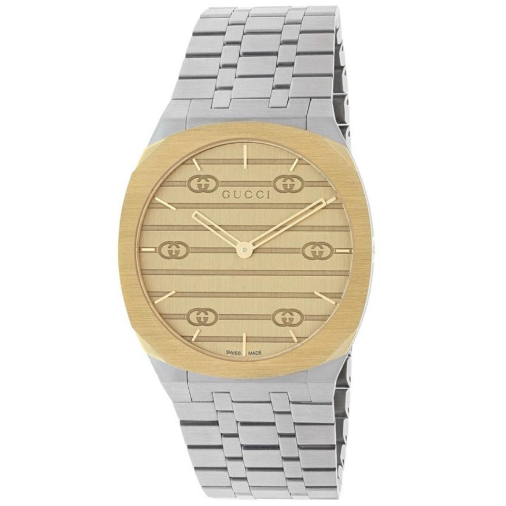 Gucci Orologio Unisex al Quarzo YA163403 25H 34mm
