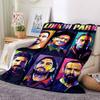 1pc Linkin Park Band Blanket Lightweight Flannel Blanket Throw Blanket For Sofa, Bed, Travel, Camping, Livingroom, Office, Couch