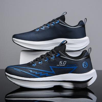 New Men's Carbon Plate Running Shoes Soft Cushion Shock Absorbing Sports Shoes Unisex Sneakers Light Anti-Slip Training Shoes