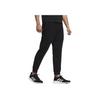 Adidas Solid Knit Jogger Pants Men Bottoms Black HE7444
