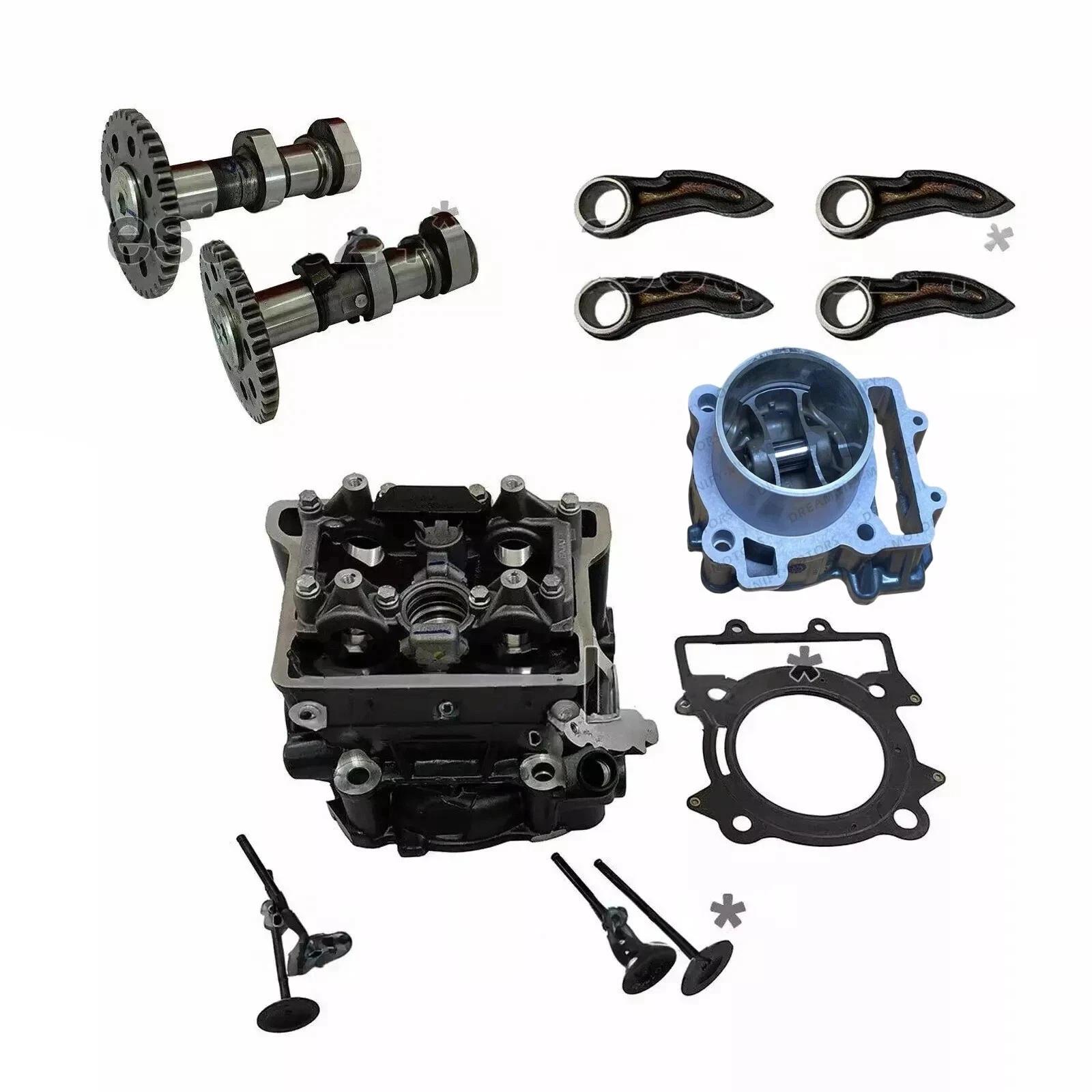 

Fits KTM Duke 390 Complete Cylinder, Head, Gasket, Rocker Arm, Valve & CamShafts